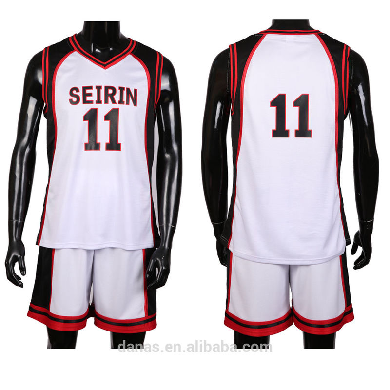Wholesale Custom Black Basketball Uniforms Sublimation Design